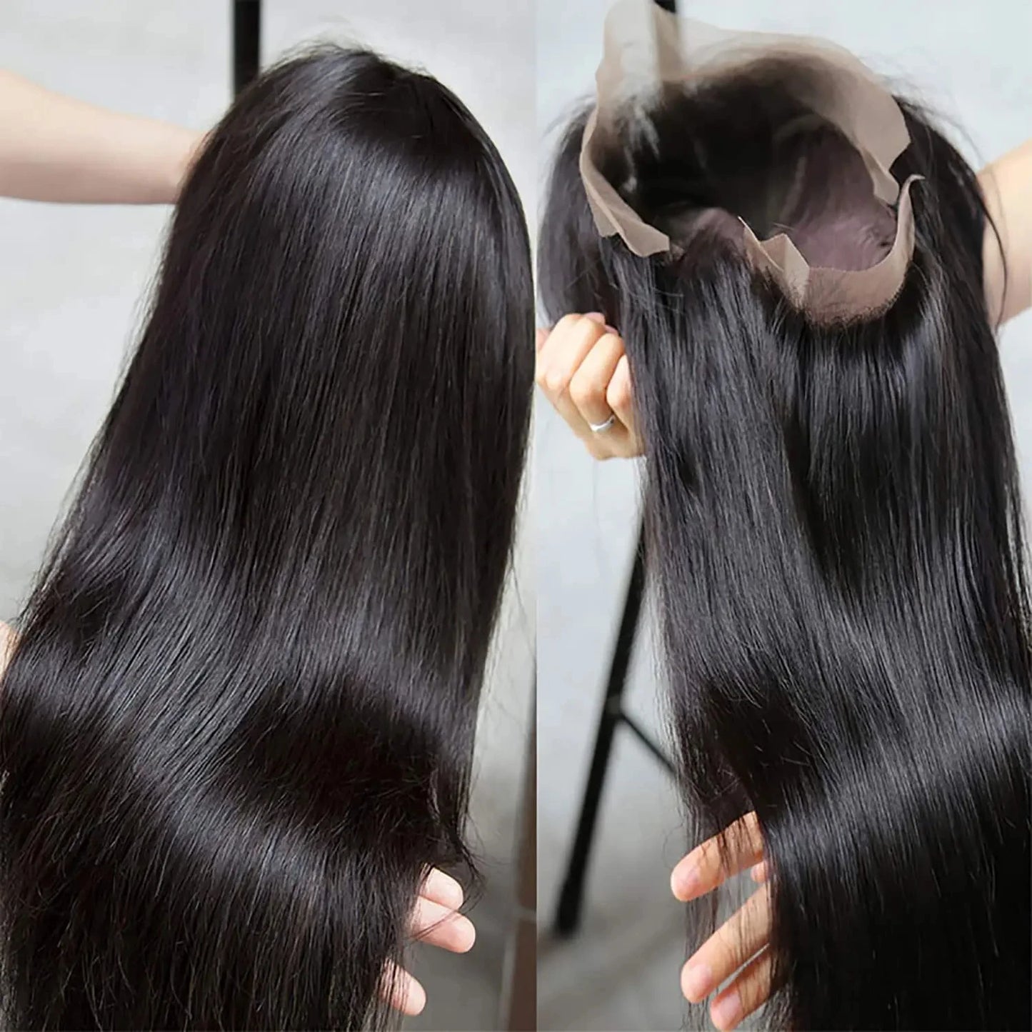 Wear Go Glueless Wig 30 32 Inch Bone Straight 13x6 HD Lace Frontal Wig Ready To Go Human Hair 6x4 HD Glueless Wigs Pre plucked