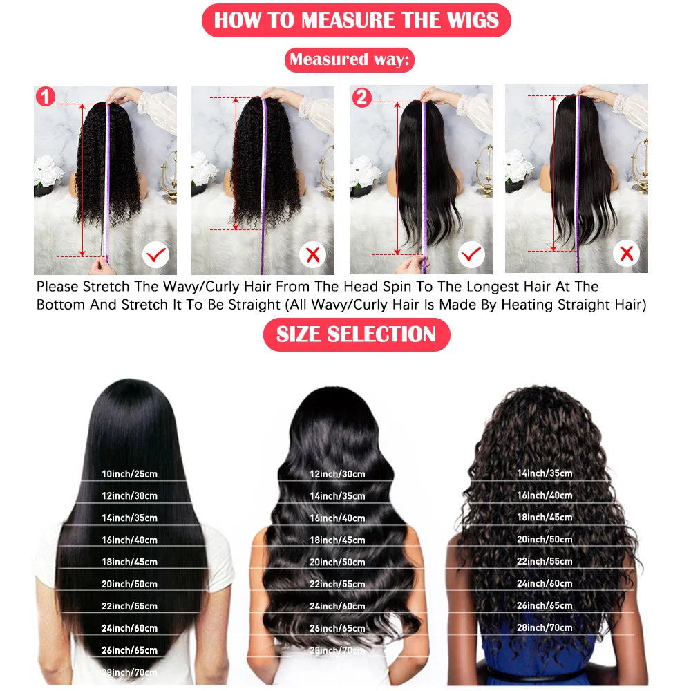 100% Human Hair Wear Go HD 13x6 Body Wave Lace Frontal Wig 30 40 Inch 13x4 Lace Front Wigs Brazilian 5x5 Closure Glueless Water