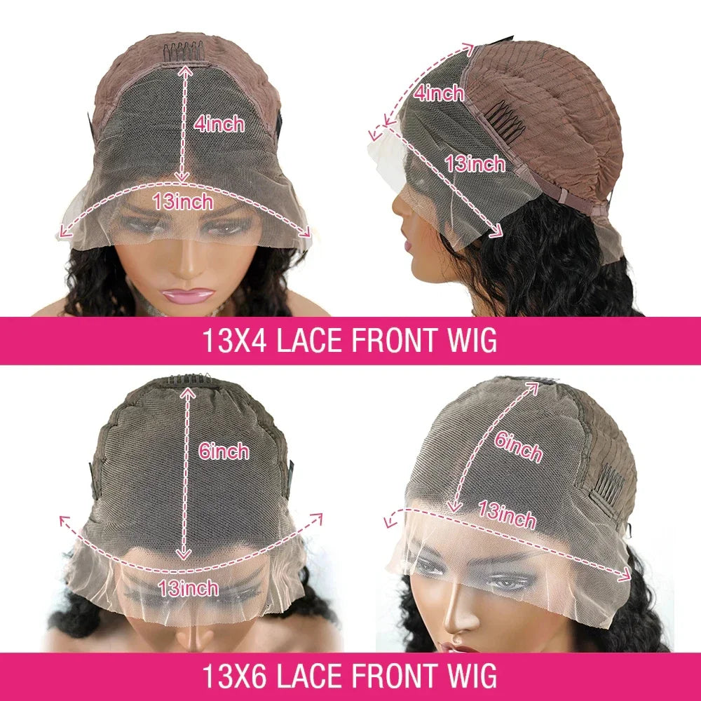 40 Inch Wear Go 7x5 Glueless Wigs Human Hair 13x4 13x6 HD Body Wave Lace Front Human Hair Wigs Ready To Go Human Hair PrePlucked